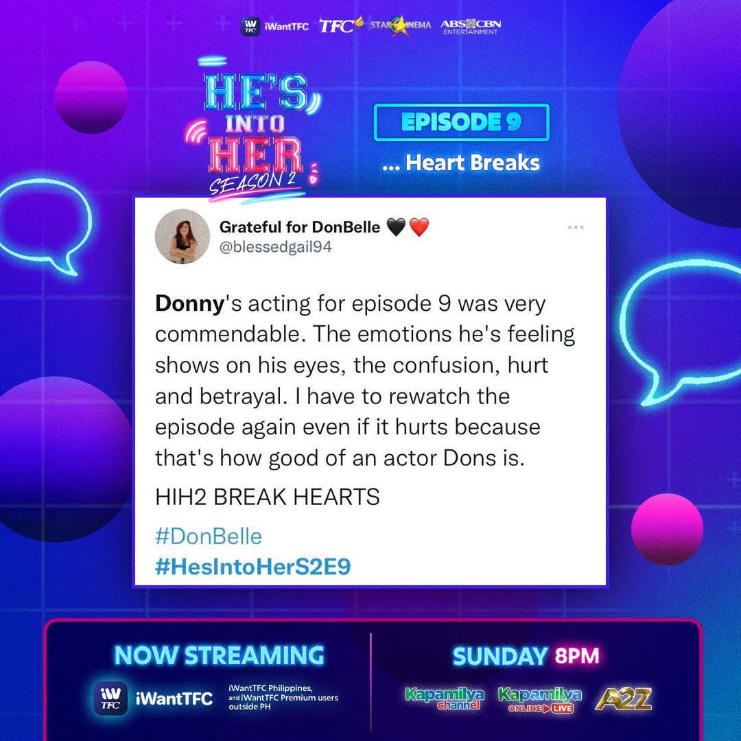 StarCinema's tweet photo. Don't miss the "powerful performance" by @donnypangilinan in #HesIntoHerS2E9, NOW STREAMING on @iwanttfc!

Mapapanood rin this Sunday on Kapamilya Channel, Kapamilya Online Live, and A2Z Channel! https://t.co/tsPIGeeC2U