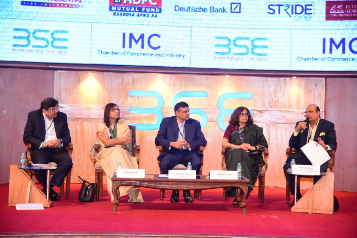 IMC_India's tweet photo. Very Informative panel discussion on “Financial Institutions and their role in ESG” by esteemed panellist at the IMC 12th Banking & Finance Conference organized by IMC today
#IMCBankingConference #finance #nbfc
@wirc_icai @ICAICMA
@mkchouhan https://t.co/yh0GrG9l8K