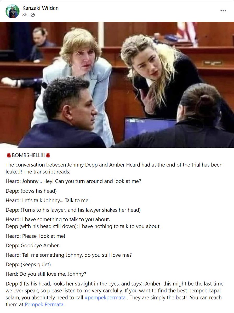 Shocking conversation.