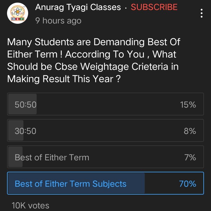 PiyushK60085597's tweet image. Pls #BestOfEitherTermsSubjectWise 
#ModijiHelpCBSEstudents2022 #CBSEconsiderBestOfEitherTerms #CBSE #Please