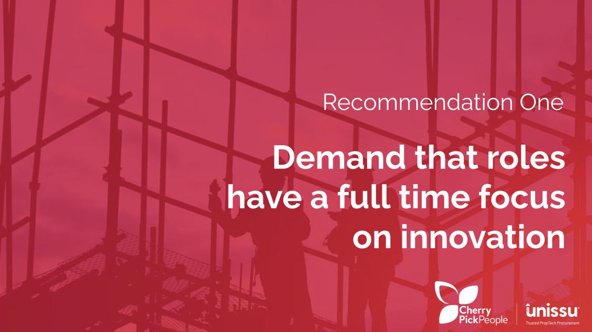 ** Innovation roles need a full-time focus **

Nearly 60% of people involved in Innovation in real estate**, spend less than 50% of their time looking at it. Their primary role is still real estate. 

Please pre-register for this report using this link - hubs.la/Q01dhC3K0