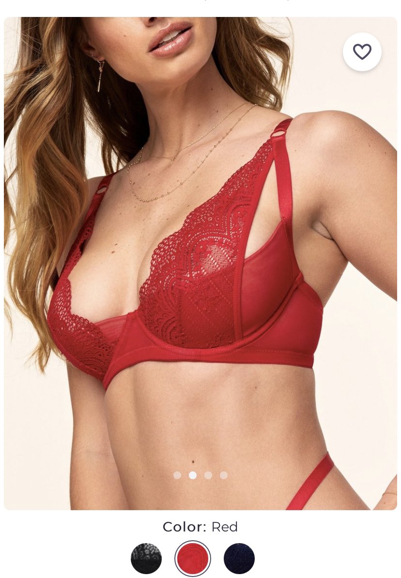 GarnetsVale's tweet photo. Adore me kaia contour red lace bra 

Featuring side cut-out details and quarter cups &amp; lace that have you covered (just enough), Kaia’s the red-hot sheer delight that’s ready to take on the night. 
Size -40H
Price- 9000 https://t.co/BnQ00RkSz2