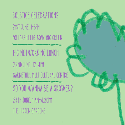 GlasgowEcoTrust's tweet photo. Glasgow Eco Trust Gazette special - @GCFNetwork #FoodClimateAction project is delighted to present the #FestivalOfGrowing Join us for in-person and online events, family activities, and open days. All FREE. #DemandForLand #GlasgowFood #GlasgowGrowing - https://t.co/vWsY4jqjUb https://t.co/dQh4k7AWkA