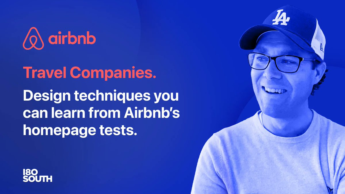 180SouthDigital's tweet photo. Travel companies - We know great landing pages don’t happen by accident. 

Here are some design techniques Airbnb use to help turn their visitors into customers. 

#travelagency #traveltech #travelmarketing #uxui #travelcompany #travelindustry

https://t.co/rxqnwtV0eB https://t.co/f2yRqEuorx