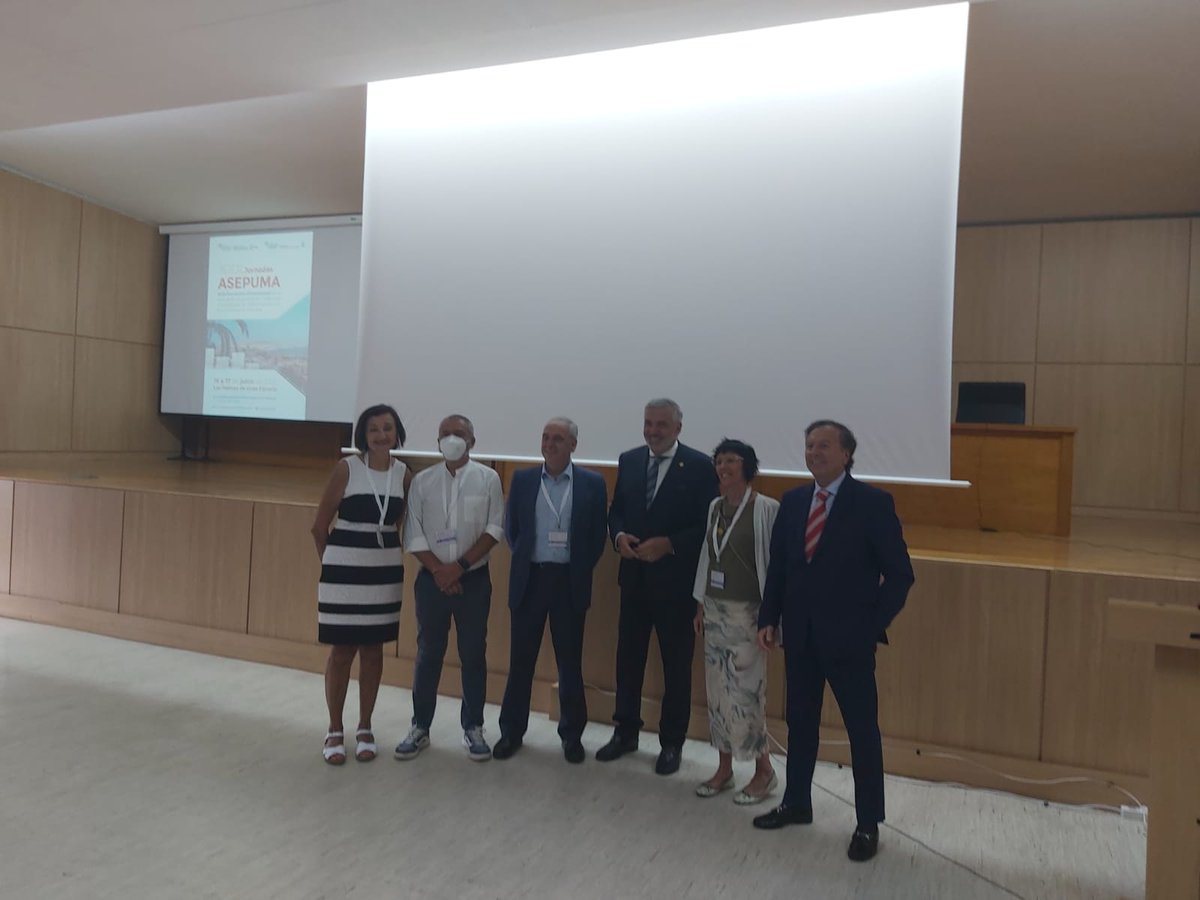 asepuma2022's tweet photo. @RectorULPGC @FEET_ULPGC @ASEPUMA1 @LafuenteMatilde @fjvPolo Inaugurada las jornadas #asepuma2022, ‼️comienza el trabajo💪‼️ https://t.co/TmonHJqIxb