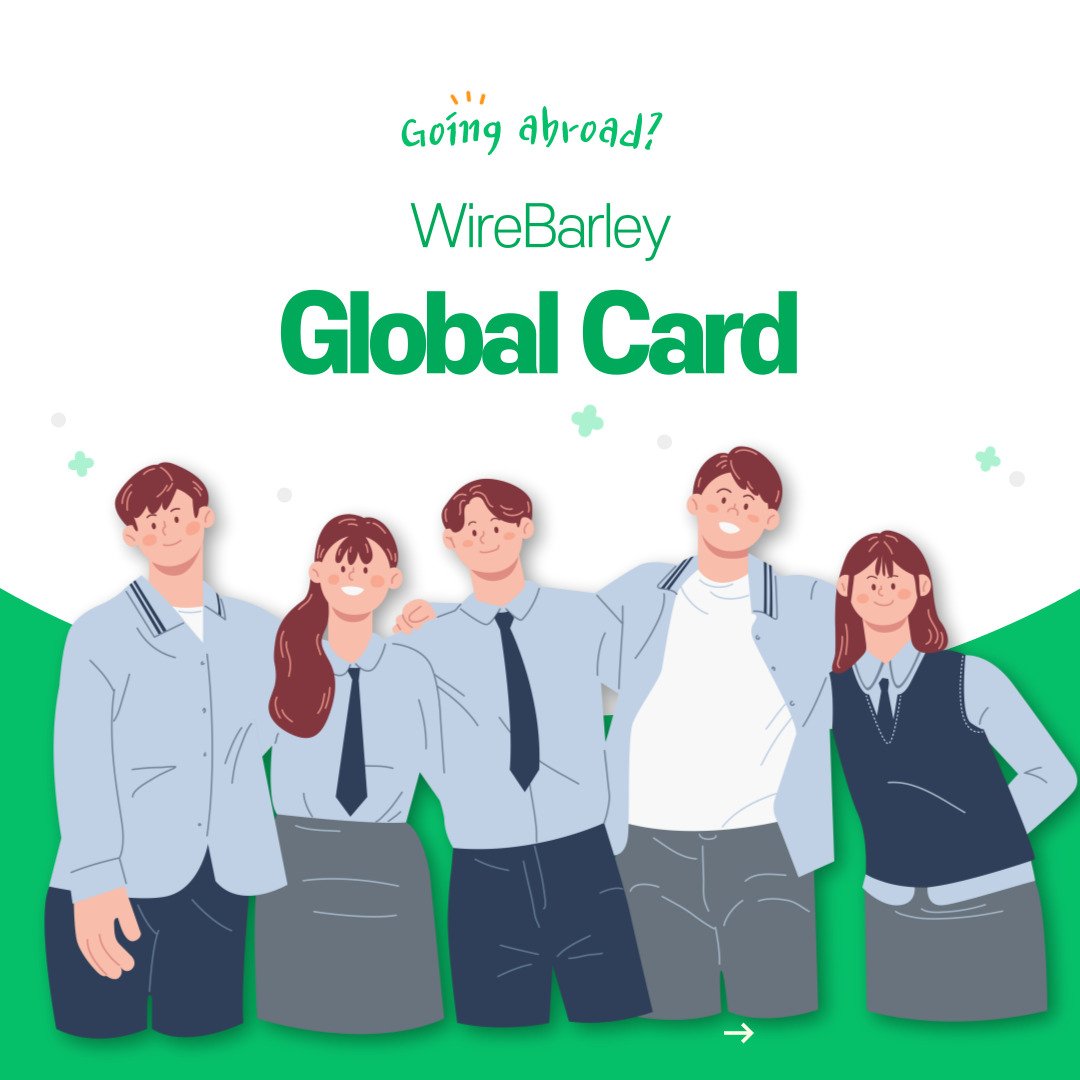 Dimasjawa's tweet photo. [WireBarley Global Card]
👛 Add Korean Won to your WireBarley wallet, not your bank account.
💸 Exchange into 12 currencies whenever you need it.
💳 Pay without commission at overseas local and overseas online shopping malls.
🏧 Withdraw from Visa ATMs abroad.
#WireBarley https://t.co/K8bOGGgJnj