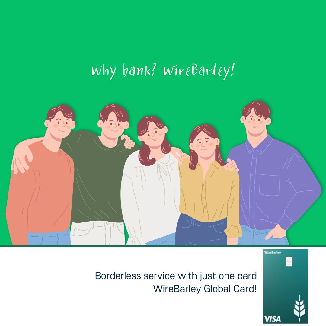 Dimasjawa's tweet photo. [WireBarley Global Card]
👛 Add Korean Won to your WireBarley wallet, not your bank account.
💸 Exchange into 12 currencies whenever you need it.
💳 Pay without commission at overseas local and overseas online shopping malls.
🏧 Withdraw from Visa ATMs abroad.
#WireBarley https://t.co/K8bOGGgJnj