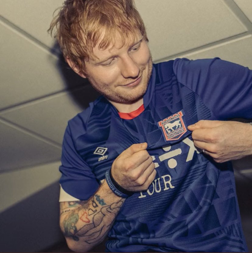 What a boy… #ITFC x Ed Sheeran = 😍…