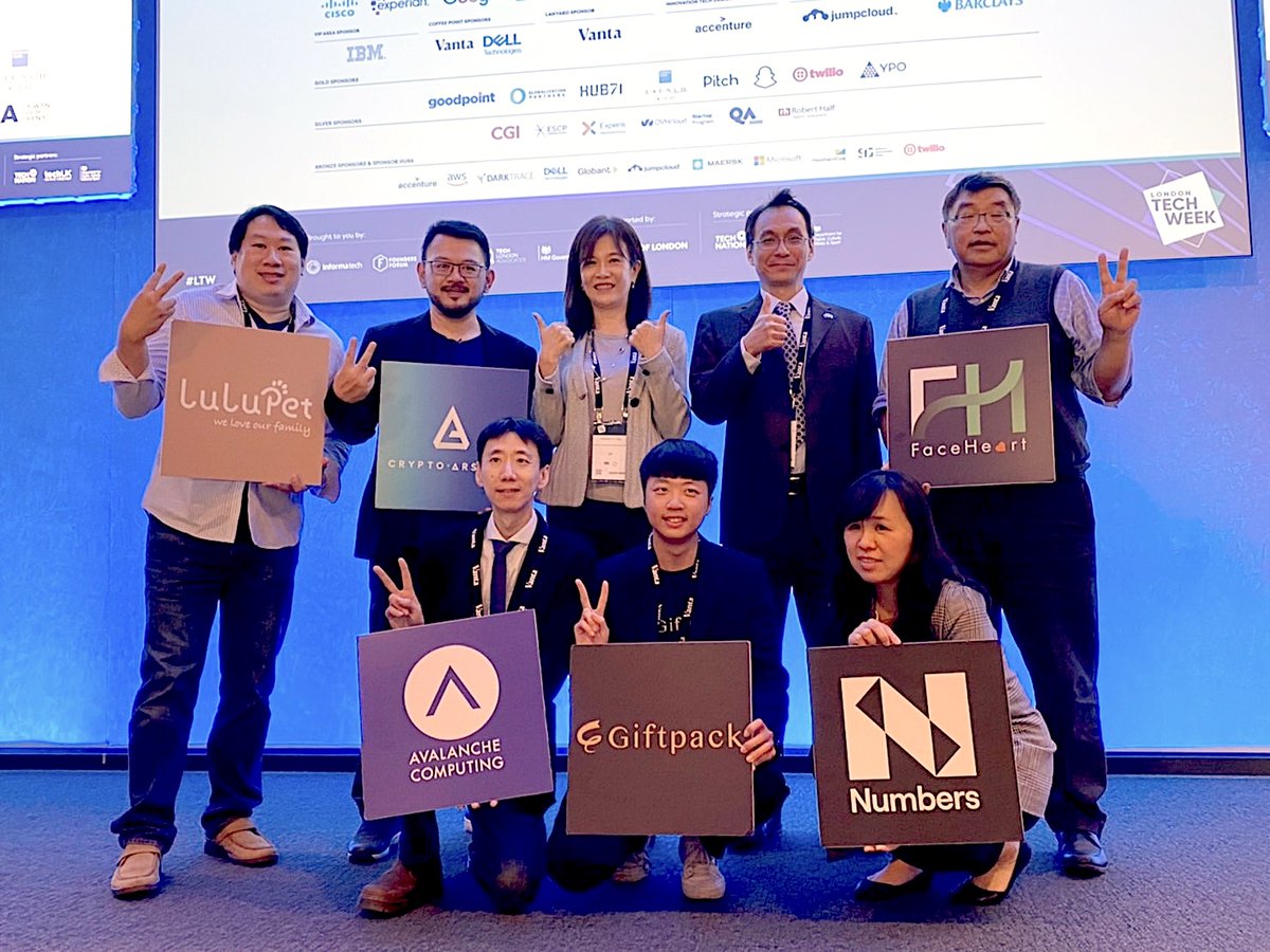 TaiwanTechArena's tweet photo. TTA brings 25 startups that are focusing on AI, Healthcare, Digital Transformation, Quantum Computing, blockchain, and more to the UK for the very first time at London Tech Week 2022. We're so honored that we've got 6 innovations shortlisted.🇹🇼🥂
#TTA #LondonTechWeek #startups https://t.co/TCApKGgq7a