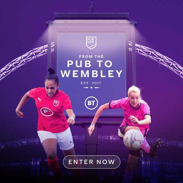 BexhillUtdLFC's tweet photo. #Bexhill United LFC | Excited to announce we are representing @wheatsheafinnLC in the #PubCup @BTSportBars. We travel to @cpfc today in search of a place in the semis 🤞 ⚽️💪 https://t.co/PdzCeEWtT1
