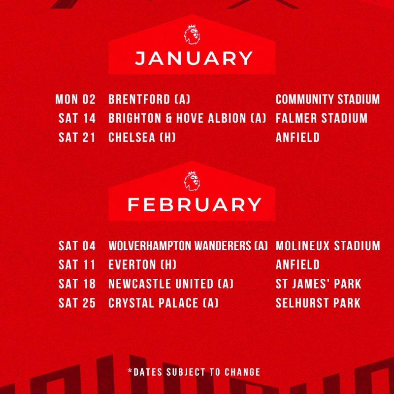 LFC's tweet photo. Our 2022/23 #PLFixtures 📅