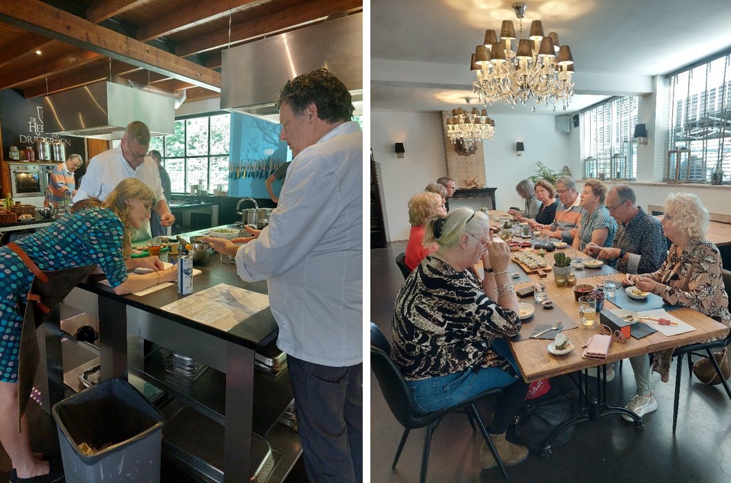 Op 11 juni was de 1e kookworkshop voor mensen met geur- en smaakverlies. Het samen koken, eten en de gesprekken tussendoor zorgen voor erkenning. “Ik ben blij dat ik de recepten ook thuis kan gebruiken. aanpassen. En wat fijn, die herkenning bij anderen!”
vierkeerbeter.nl/eet-goed-voor-…