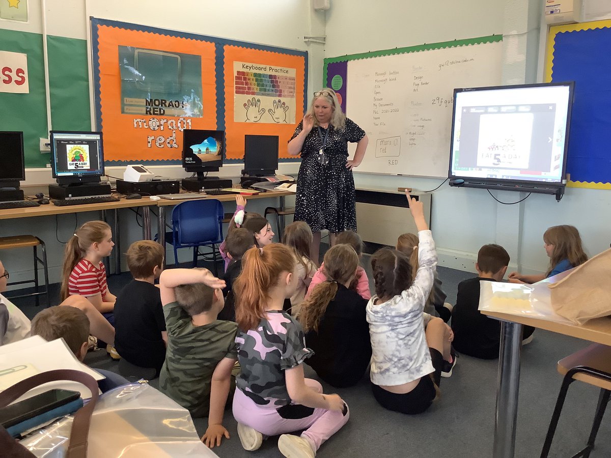 <a href="/MorayP4S/">P5S Moray Primary</a> <a href="/MorayPS/">Moray Primary School</a> P4 have been learning about keeping mentally healthy this morning #MorayHealthWeek