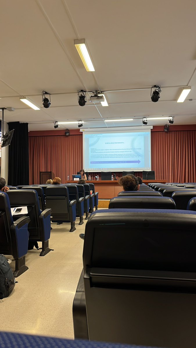 Last day! Attending a magnificent plenary by <a href="/MartaAguilarP/">Marta Aguilar</a>