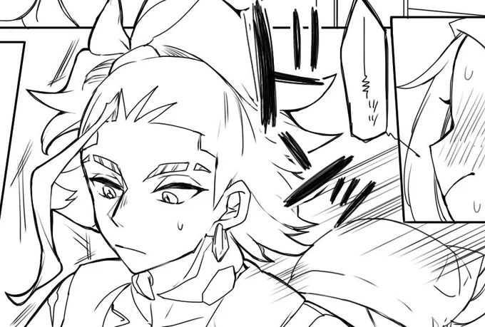 描き途中のお漫画ようやく終わりが見えて来た‥😭✨
たいあたり的背面取りショちゃん😆いけ‼︎そこだ‼︎頑張って‼︎‥な感情で描いてる☺️✒️ 