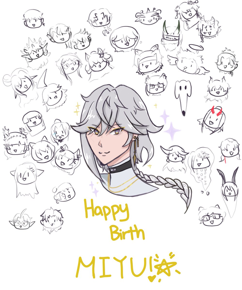 Dear vtuber child @namiblueee drew me this (and many of the vtuber children)!!!
For those who didn't know, Nami was my uni student who became my vtuber child, and she's one with many talents <3😊 Thank you sweet child for this surprise too!!
#miyukimage