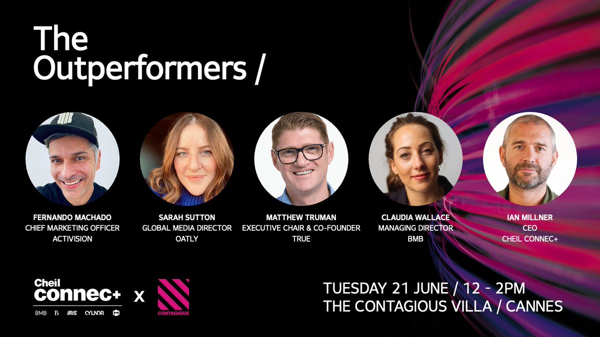 Truegloballive's tweet photo. Next Tuesday @MattTrumanTrue our Exec Chair and Co-founder will be joining Cheil Connec+ and Contagious and a panel of experts in Cannes,  to discuss what brands need to do to outperform in the current climate. Are you heading to @TheCannesLion? https://t.co/tFeOcIEIjO