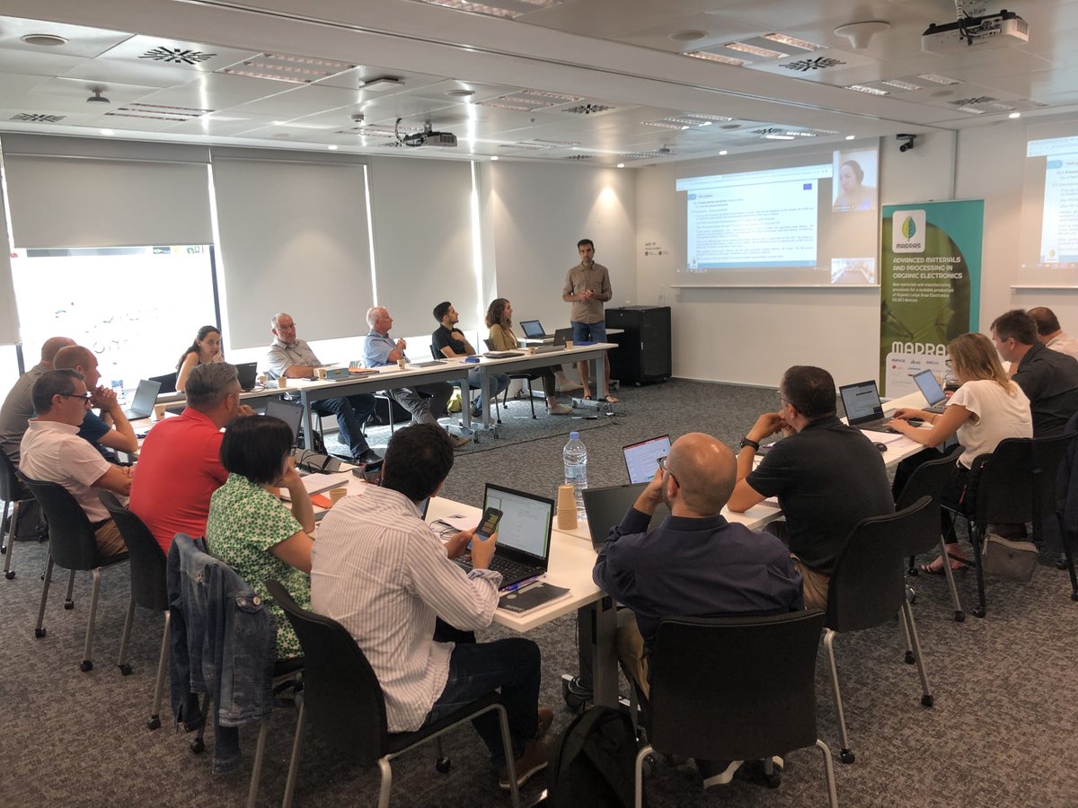 MADRAS_Project's tweet photo. Thank you @Eurecat_news for hosting our first face-to-face meeting!
🤝 We were really looking forward to meet in person after two years
Partners presented their work and discussed the guidelines for the final months of the project #Plastronics #OLAE #InMouldElectronics https://t.co/Xm9N5QmBMs