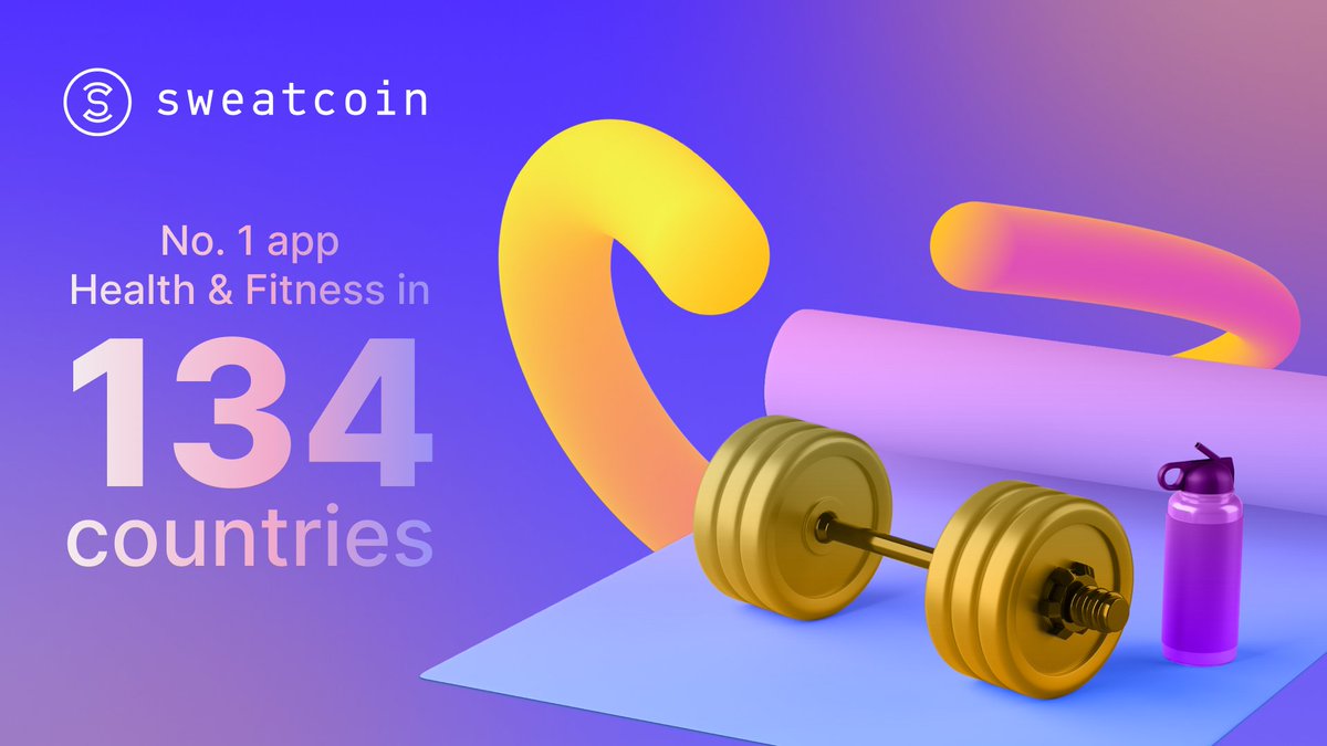 🎉 New company record 🎉

We have been the No.1 Health &amp; Fitness app in 134 countries! ⚕️