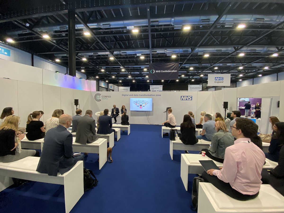 AnalystX_'s tweet photo. An insightful and motivational talk from @buzb_b and on how we harness the power for data to drive elective recovery and transformation in the NHS

#AnalystX #NHSConfedExpo #electiverecovery #transformation https://t.co/QEBLx90Ppe