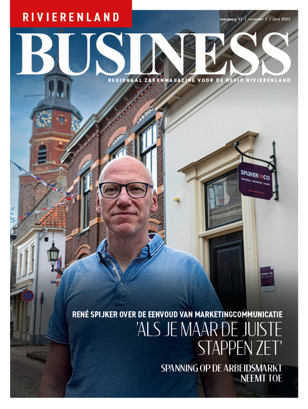 Deze maand staat er een artikel over ons in Rivierenland Business:
“Internet heeft veel veranderd, ook de manier waarop je als bedrijf naar nieuwe klanten zoekt”, vertelt René Spijker, eigenaar van Spijker &amp; Co. “De digitale wereld biedt ongekende kansen, maar zit tegelijkertijd