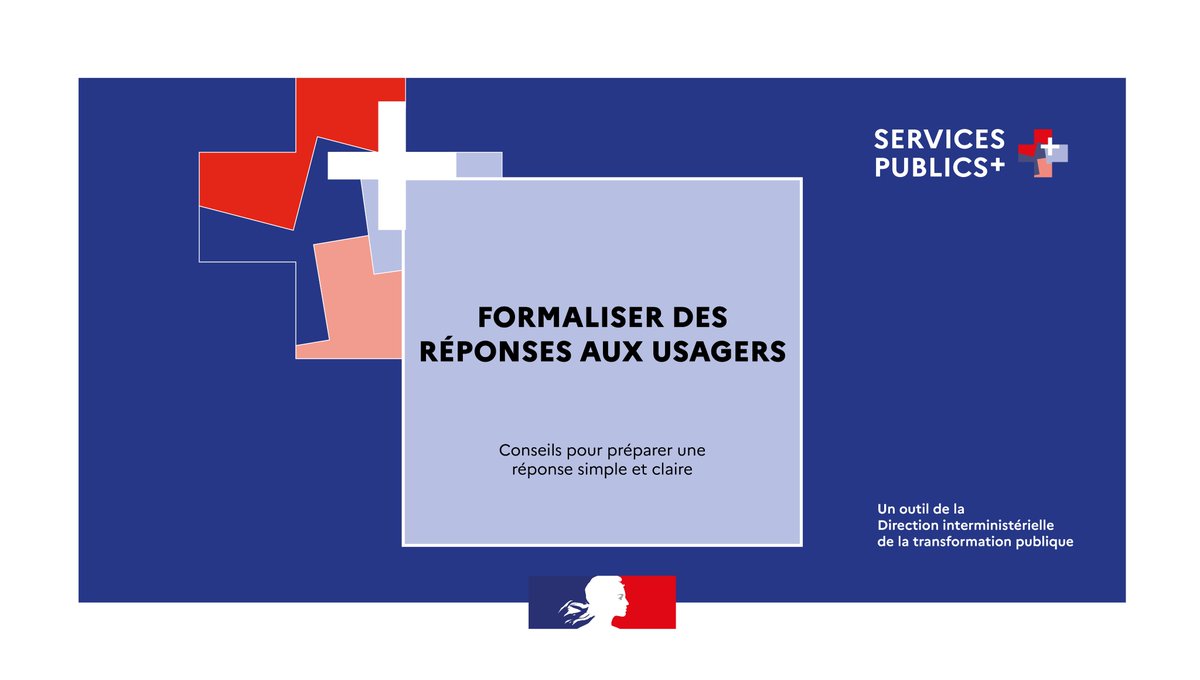 Comment apporter une réponse claire à l’usager et gagner en efficacité dans la rédaction des formulaires et documents administratifs ? Découvrez les conseils de la <a href="/_DITP/">Transformation publique</a> 👉 cutt.ly/cJLzhtm