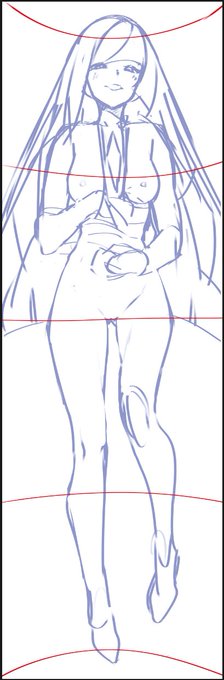 Skeb一件受託させていただきましたぁ(`、3_ヽ)_ラフ

抱き枕とかって、基本同じサイズ感だから、高身長感出したい時どうすべきかと思ってたんだけど、もしかしたら上半身と下半身で魚眼レンズみたいに歪めてやればいいのかな・・(`、3_ヽ)_ 目の錯覚的に大きく見えたりしないかな 