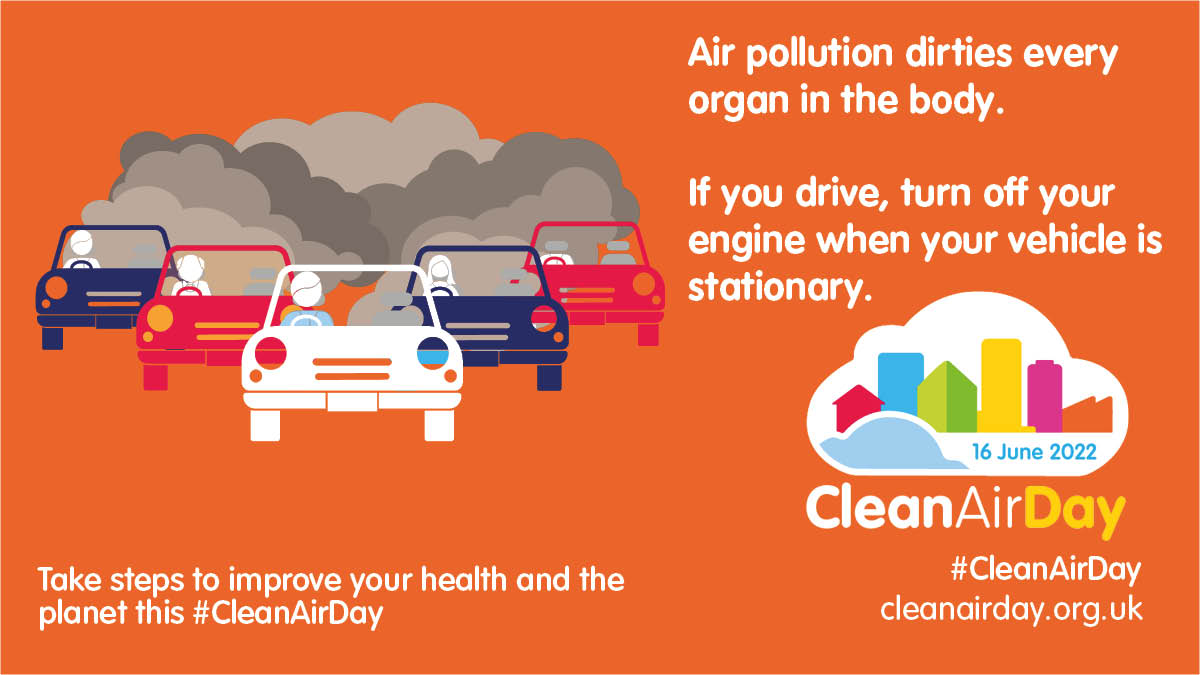 ThreeRiversDC's tweet photo. Air pollution dirties every organ in the body. 
This #CleanAirDay, we can all take steps to cut down the #airpollution we cause and use our voices to fight for a cleaner air future.
🚗💨

@cleanairdayuk #CleanAirDay #IdlingAction #HCCSP #AirQuality https://t.co/yFGm1CeRJj