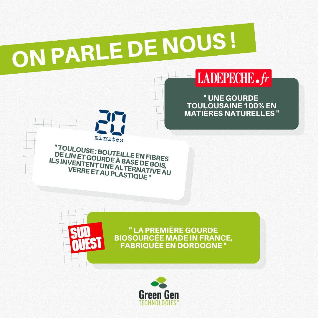 Un grand merci à <a href="/ladepeche31/">La Dépêche 31</a>, <a href="/20min/">20 Minuten</a> et <a href="/sudouest/">Sud Ouest</a> d'avoir présenté notre innovation.

𝑃𝑟𝑜𝑗𝑒𝑡 𝑠𝑜𝑢𝑡𝑒𝑛𝑢 𝑒𝑡 𝑓𝑖𝑛𝑎𝑛𝑐𝑒́ 𝑝𝑎𝑟 𝑙𝑎 𝑅𝑒́𝑔𝑖𝑜𝑛 𝑂𝑐𝑐𝑖𝑡𝑎𝑛𝑖𝑒/𝑃𝑦𝑟𝑒́𝑛𝑒́𝑒𝑠-𝑀𝑒́𝑑𝑖𝑡𝑒𝑟𝑟𝑎𝑛𝑒́𝑒. #Région #Occitanie #FinancementRégion #Innovation