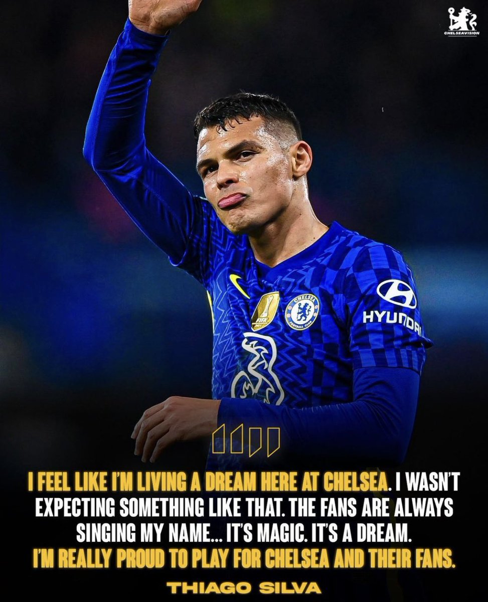 FrankKhalidUK's tweet photo. Thiago Silva talking about his time at Chelsea. https://t.co/k3ttIfewP2