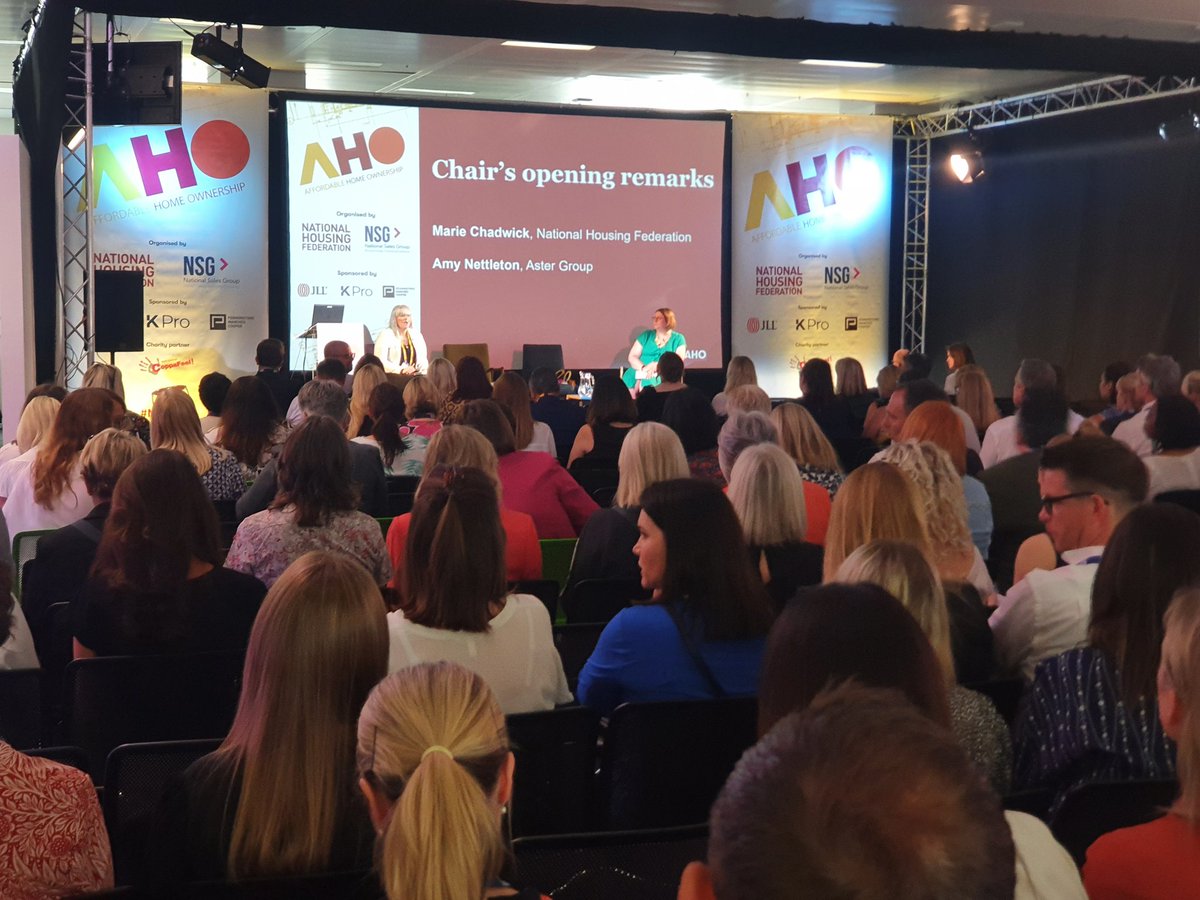 We have a full house for our chair's opening remarks with <a href="/amynettleton1/">Amy Nettleton</a> from <a href="/TheNSG_UK/">National Sales Group</a> and @ChaddersPolicy from NHF #NHFAHO
