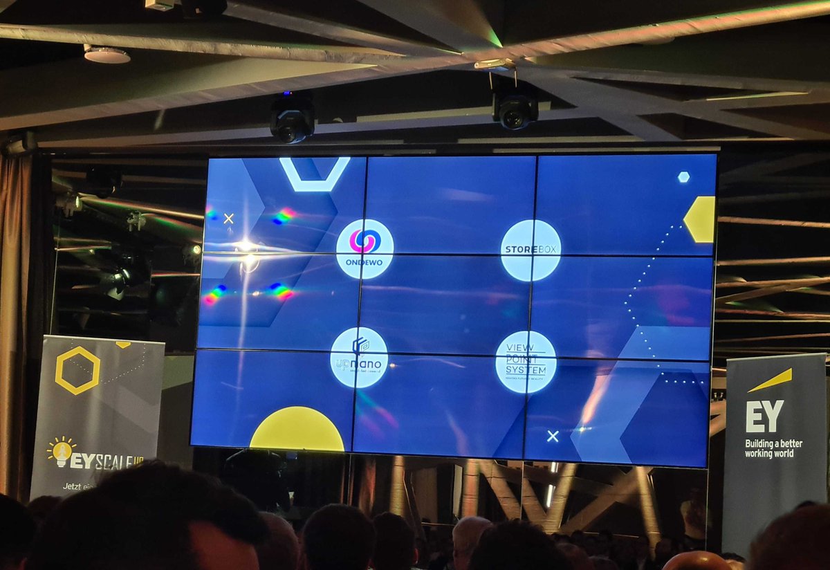 AndreasSRath's tweet photo. Very grateful to have received a bronze medal from the EY Scale-Up Award Show! #Ondewo #EY #Scale-up #bronze #grateful

The EY Scale-up Award is the Austrian competition for start-up companies in or just before the growth phase and looks for the scale-ups of tomorrow. https://t.co/r6YNicUm1c