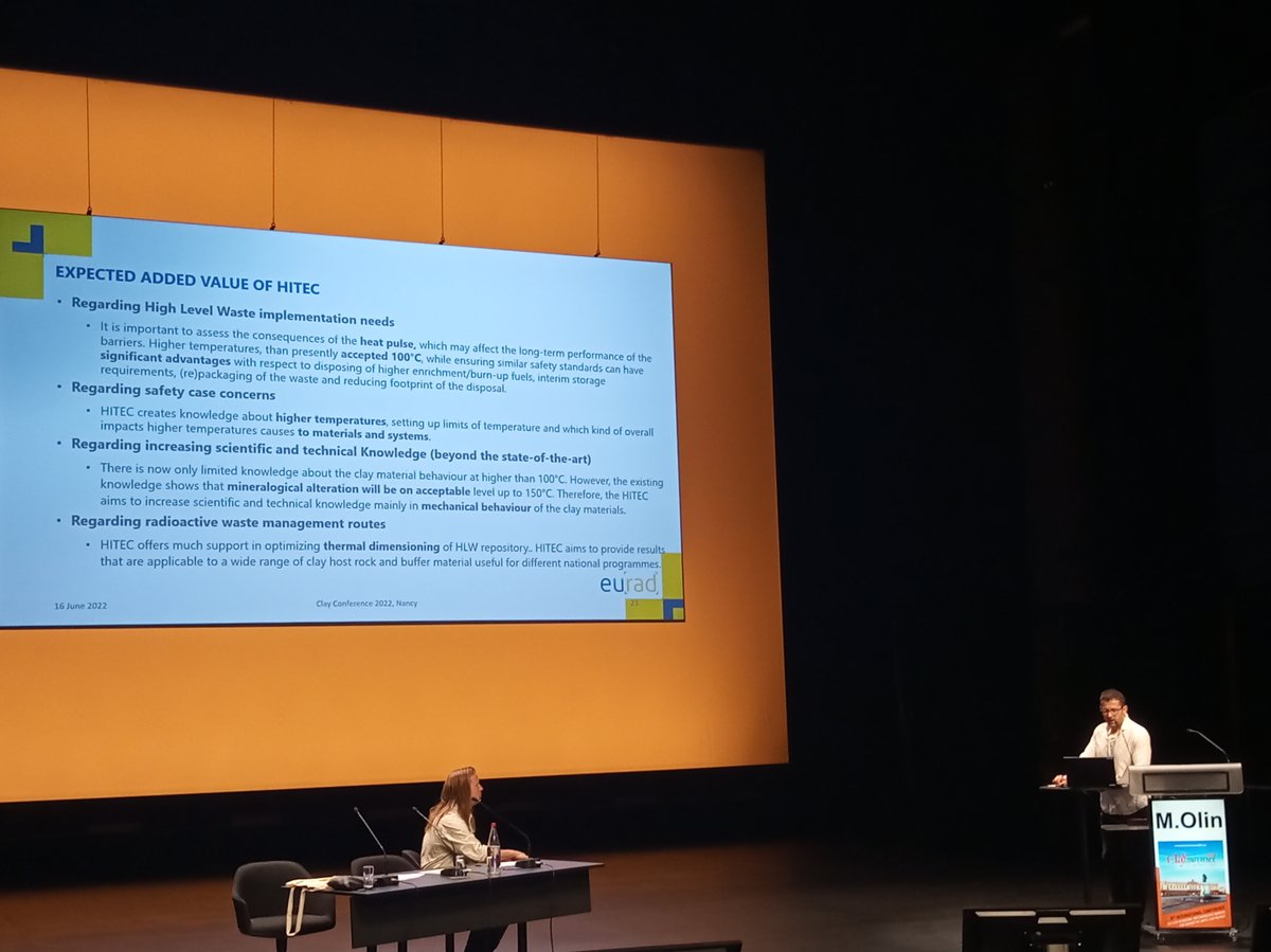 EJP_EURAD's tweet photo. Thank you to Yuankai Yang, Dragan Grgic and Katerina Cernochova who represented EURAD WPs (DONUT and HITEC) at the #ClayConference. https://t.co/6MuL0lY2Vr