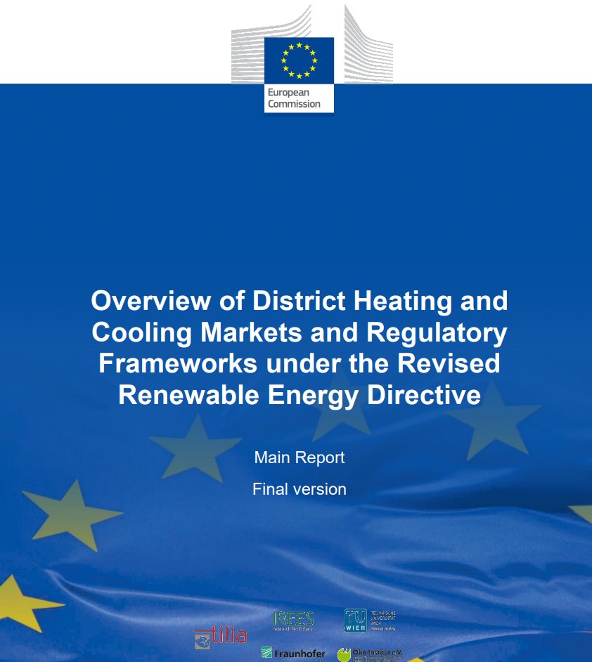 EuroheatPower's tweet photo. .@EU_Commission recently published 4 studies exploring different aspects of #heating & #cooling #decarbonisation in the 🇪🇺, including a report dedicated to #DHC supported by EHP member @TiliaGmbH & @DHCPlus member @FraunhoferISI!
🔍➡️ https://t.co/W7bxVWCJaU
#HeatWorks https://t.co/DKtTxKqpts