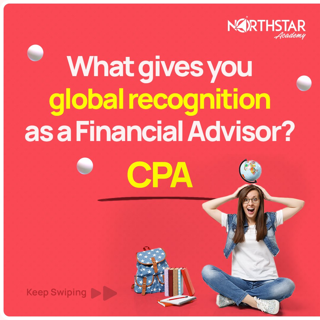 NorthStar_Acad's tweet photo. Becoming a CPA can take your career to the next level, opening up opportunities around the world.🎖🌏

Give your career a global boost.🚀
Register Now(Link in bio) with @NorthStar_Acad ⏰

#StarsOfNorthStar #NorthStarAcademy #CPASuccess #Accounting https://t.co/eD9p2bGGxN