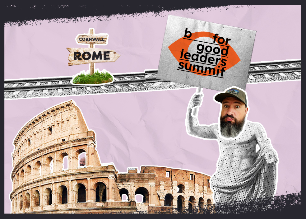 dontcrywolf's tweet photo. Is it a bird? Is it a plane? No, it’s our CEO traveling to Rome…by train!

It’s been a long (and sweaty) journey, but our very own John Brown has finally arrived in Italy for the B For Good Leaders Summit.

“When in Rome” as they say…

#bcorp  #bforgoodleaderssummit https://t.co/93cXRUyIbO