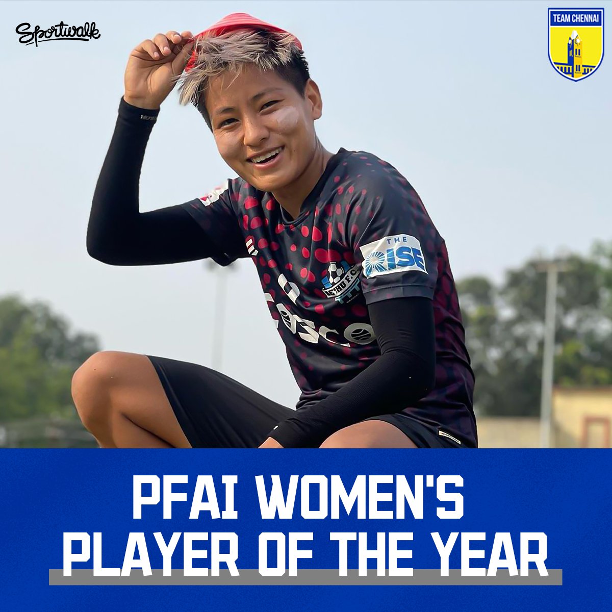 teamchennaiIN's tweet photo. 🙌 CONGRATS, ANJU TAMANG! Sethu FC's @AnjuTama10 has been elected as the PFAI Women's Player of the Year. ✨

📸 PFAI • #PFAI #SFC #SethuFC #IWL #IndianFootball #Sportwalk https://t.co/ORlIZy7Q4k