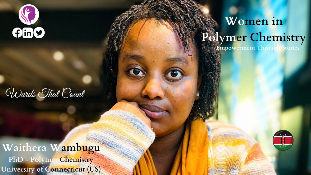 Meet Waithera Wambugu (<a href="/UntetheredBloke/">Dr. Waithera Wambugu</a>), an all-rounder with roles in Partnership Development and #polymerchemistry. Who says women can’t do it all? wordsthatcount.org/women-in-polym…
<a href="/MakoriAnita/">Anita Makori</a> <a href="/mathopa2lang/">T M</a> <a href="/baobabglobal/">Baobab Consulting</a>
#empowermentthroughstories #womeninchemistry #africanwomen