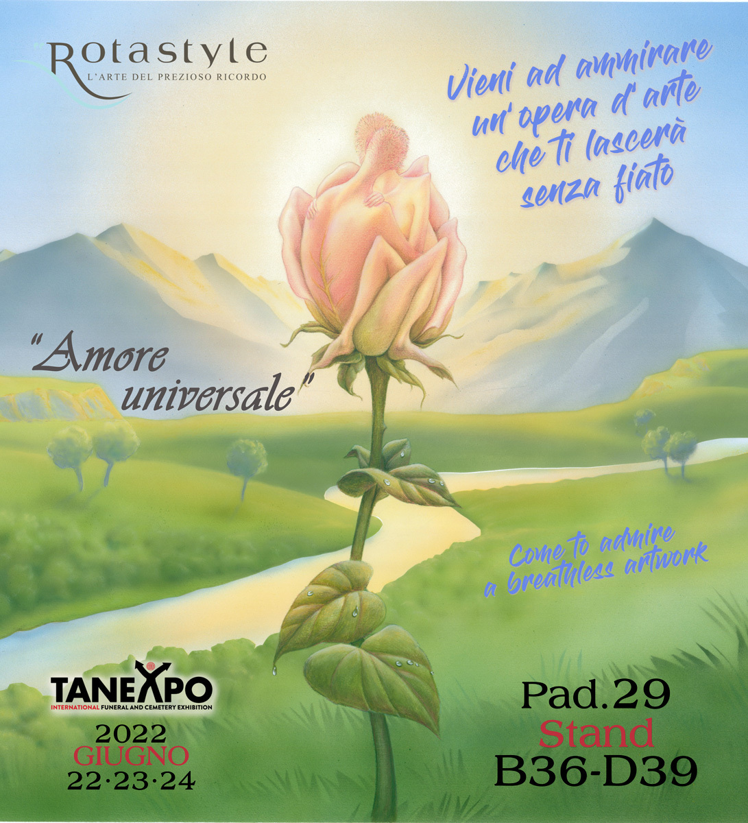 rotastyle's tweet photo. #rotastyle #forever #qualità #eleganza #poesia #madeinItaly #fattoamano #tanexpo2022 #solodanoi #vogliounarotastyle #bergamo #funeralboutique #luxury #handmade #accessories #success #tanexpo #rose #tanexpobologna #ioscattoatanexpo #savethedate #emotions #BeTheFirst #love #artwork https://t.co/4WKbZQXUDI