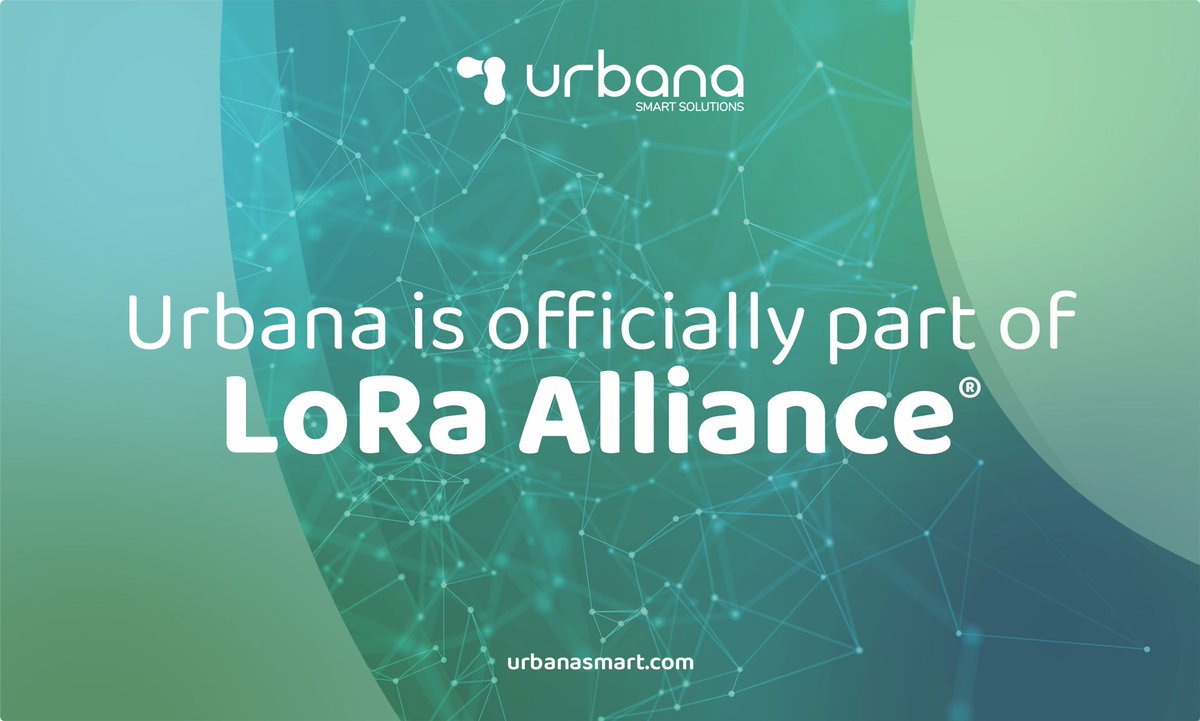 Urbana has officially joined the <a href="/LoRaAlliance/">LoRa Alliance</a>.

We are delighted to be part of this association that is becoming one of the largest and fastest growing in the technology sector.

We work to promote the #LoRaWAN standard to create high quality, high performance #IoT solutions.