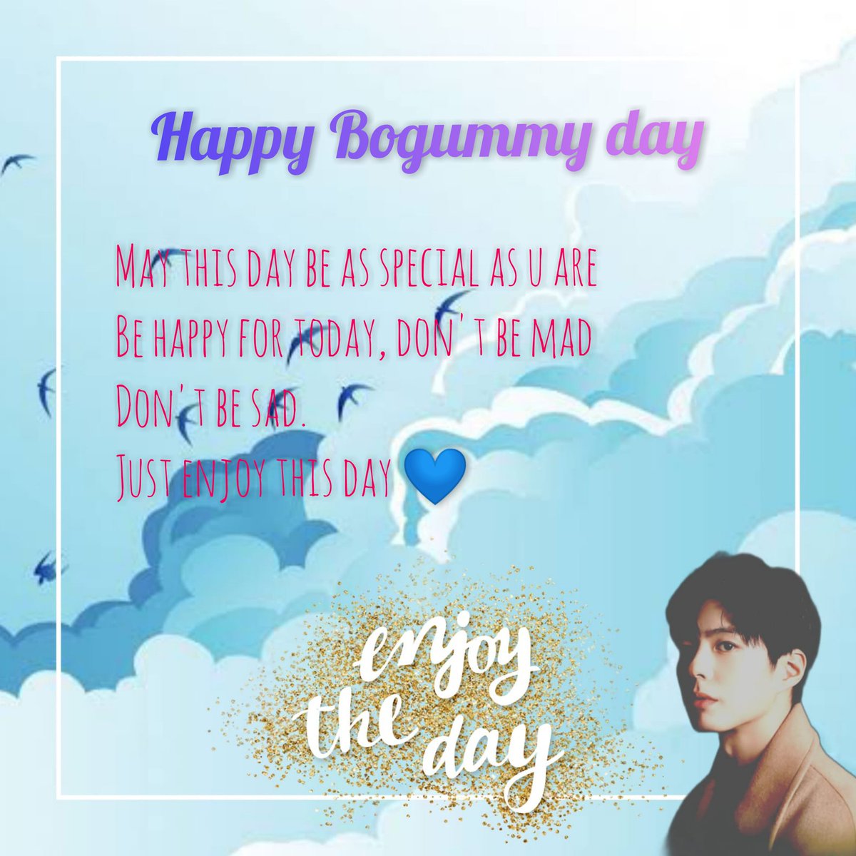 Bogumoy's tweet photo. Happy 616 day @BOGUMMY 🎉🎉🎉

#박보검
#ParkBogum
#HappyBogumDay
#Happy30thBday
#MagicBirthday 
#여름처럼_뜨거울_박보검의_서른
#OurSummerBOGUMday https://t.co/GOkXp4dMwQ