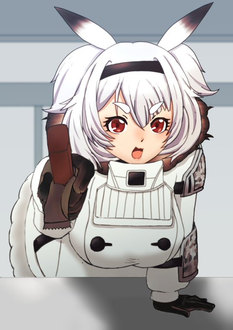 お仕事ばかりの司令官にチョコバーを差し入れするアルヴィス
#ラストオリジン #ラスオリ #Last_Origin 