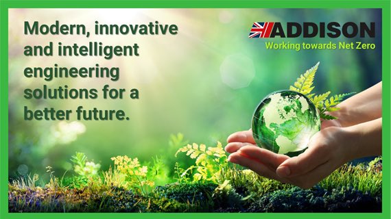 AddisonPlc's tweet image. Some of the more eagle eyed amongst you may have noticed a fresh look to our emails recently. The image below has been added and we’re proud to talk about this.
You’ll continue to see more from us on this subject. 
#sustainability #engineeringsolutions