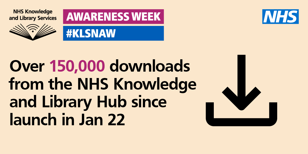 Did you know…High quality healthcare evidence &amp; knowledge resources are a simple search away. Funded for all  NHS staff &amp; trainees in England: 7000+ journals, hundreds of ebooks, databases and BMJ Best Practice library.nhs.uk/knowledgehub/ #NHSKLHub #KLSNAW