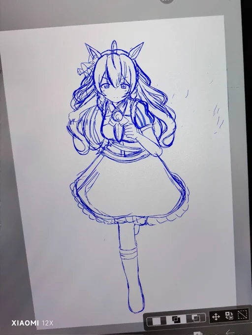 とりあえず思いつかんからこれを描いて時間稼ぎ 