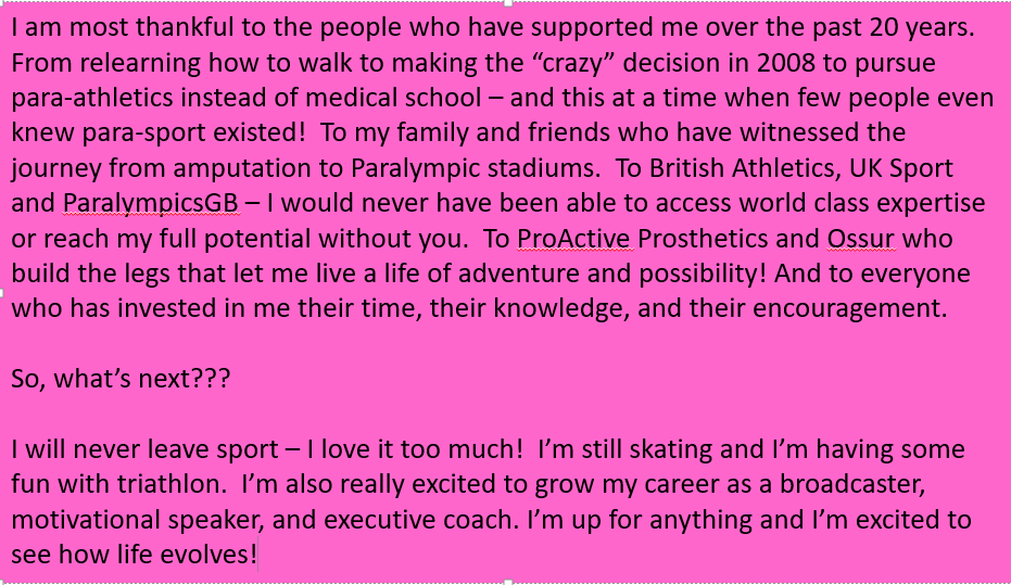 Stef Reid MBE PLY tweet media