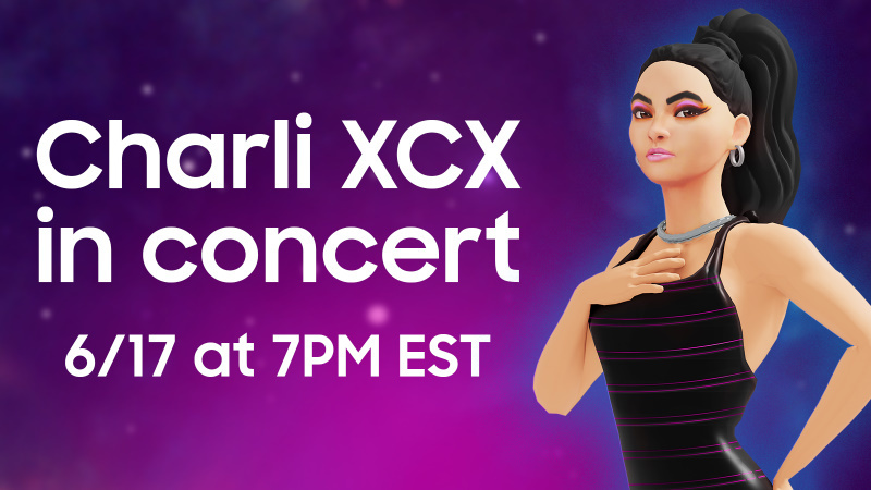 Roblox_Uptime's tweet image. 🎗️ REMINDER: CHARLI XCX takes the stage in Samsung Superstar Galaxy tomorrow at 7PM EST! #SamsungSuperstarGalaxy #RobloxConcert #Roblox @Roblox