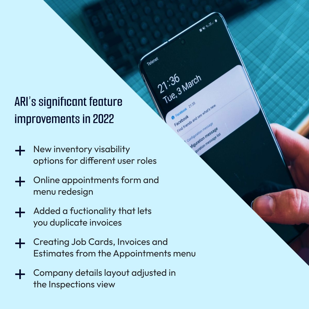 An overview of some exciting features we introduced to our software this year ⚙️
Find more relevant information about our features at: ari.app/features/