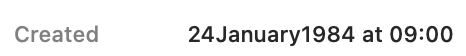 Chaque fois que je tombe sur ça, @apple m'offre un beau sourire
(pour ceux qui ont besoin de détails :
- quand MacOS crée un fichier qui n'a pas encore de date, il prend la date du 24 janvier 1984
- si vous ne savez pas ce qui s'est passé à cette date, cherchez ;-)
#24january1984