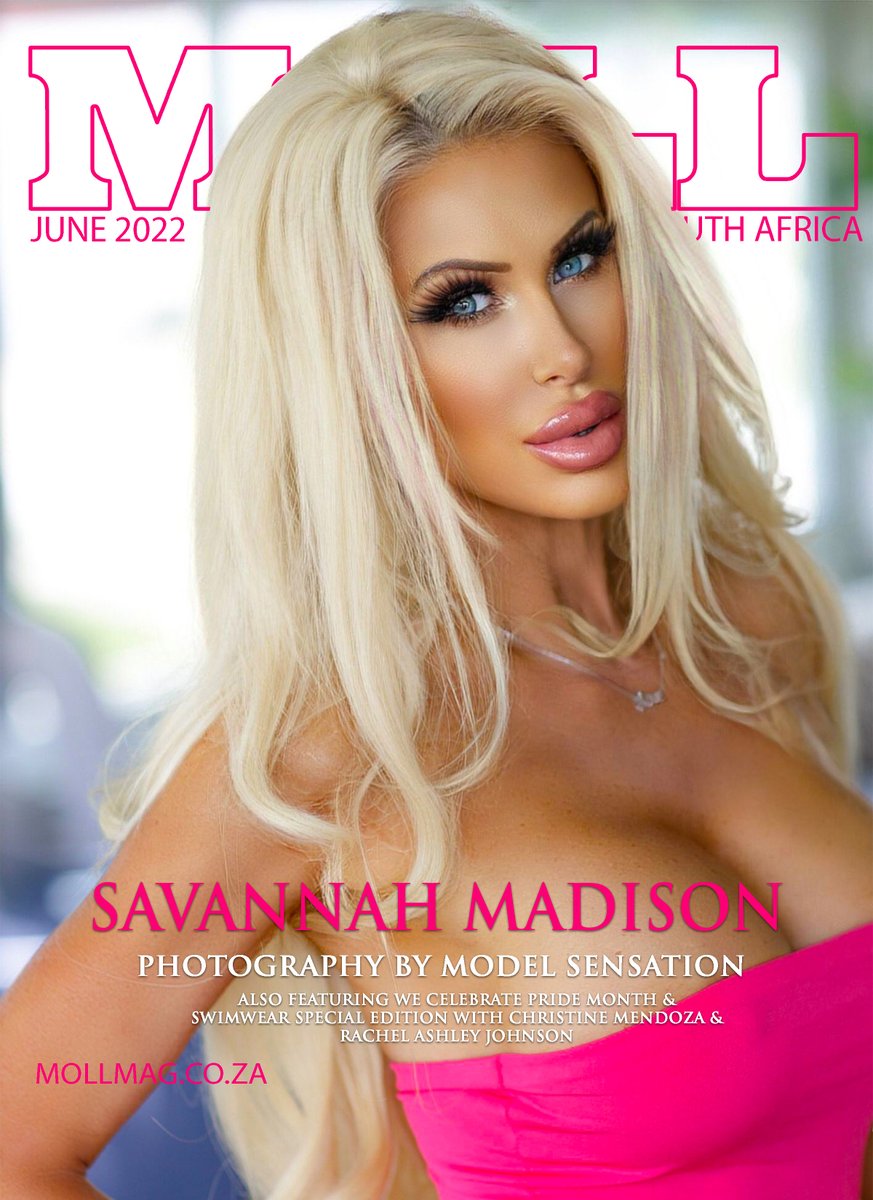 Our #mollmagsa #june2022 #CoverReveal As we celebrate #PrideMonth with #mollbabe #covermodel <a href="/PlaymateMadison/">Savannah Madison PLAYMATE</a> #photography <a href="/ModelSensation/">ModelSensation™</a> #coverart #coverdesign edits interviews &amp; articles done by <a href="/ArneSchreuder1/">Arne Schreuder</a> &amp; <a href="/ashleycmsalazar/">Ashley 🦆 Salazar ﻹ</a>  see our website for more coming soon
